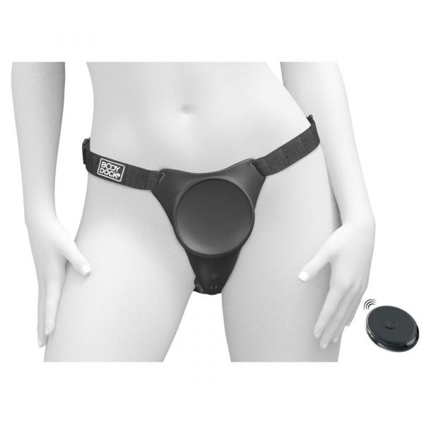 Body Dock G-spot Pro Strap-on Dildo Preto