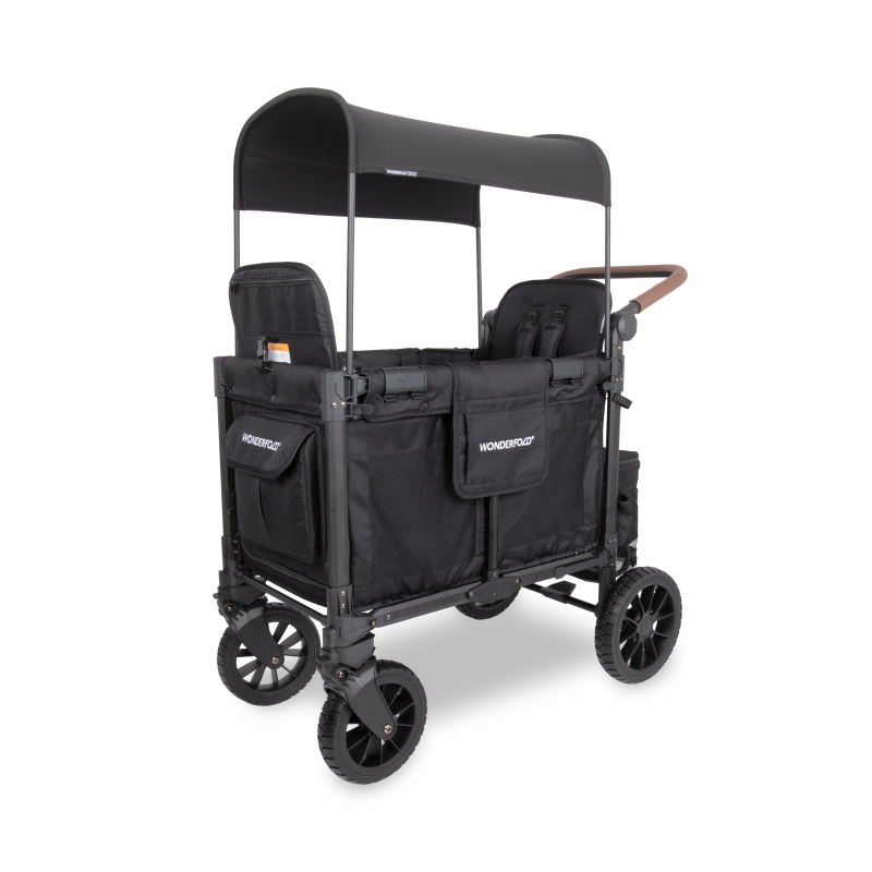 Carrinho de Bebé Duplo W2 Luxe Pro - Jato Preto