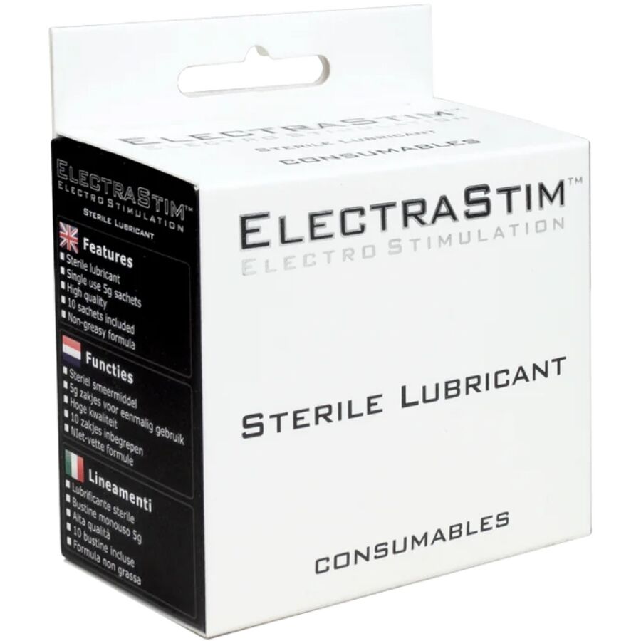 ELECTRASTIM - PACOTE DE SAQUETAS DE LUBRIFICANTE ESTÉRIL