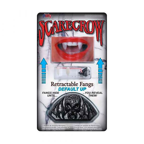 Viving Costumes Scarecrow Retractable Fangs Transparente