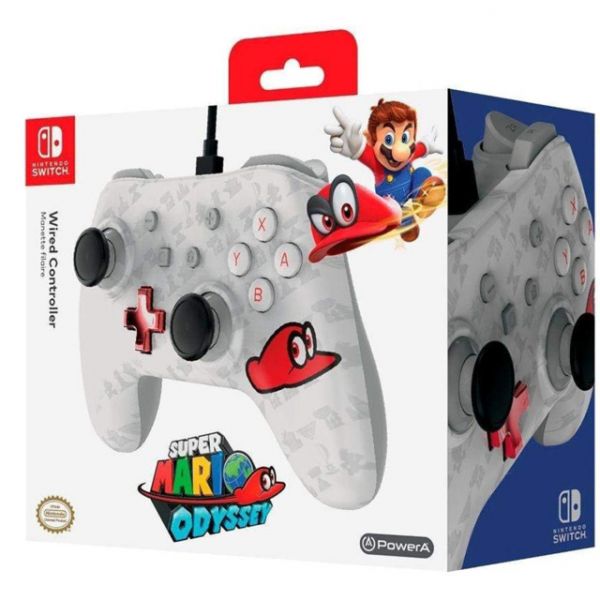 Power A Comando com fios Super Mario Odyssey para Nintendo Switch