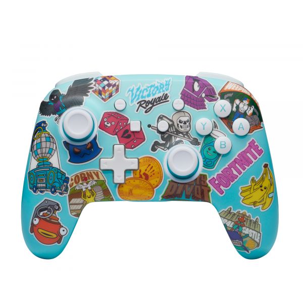 Power A Comando sem Fio Fortnite Sticker Mania Nintendo Switch
