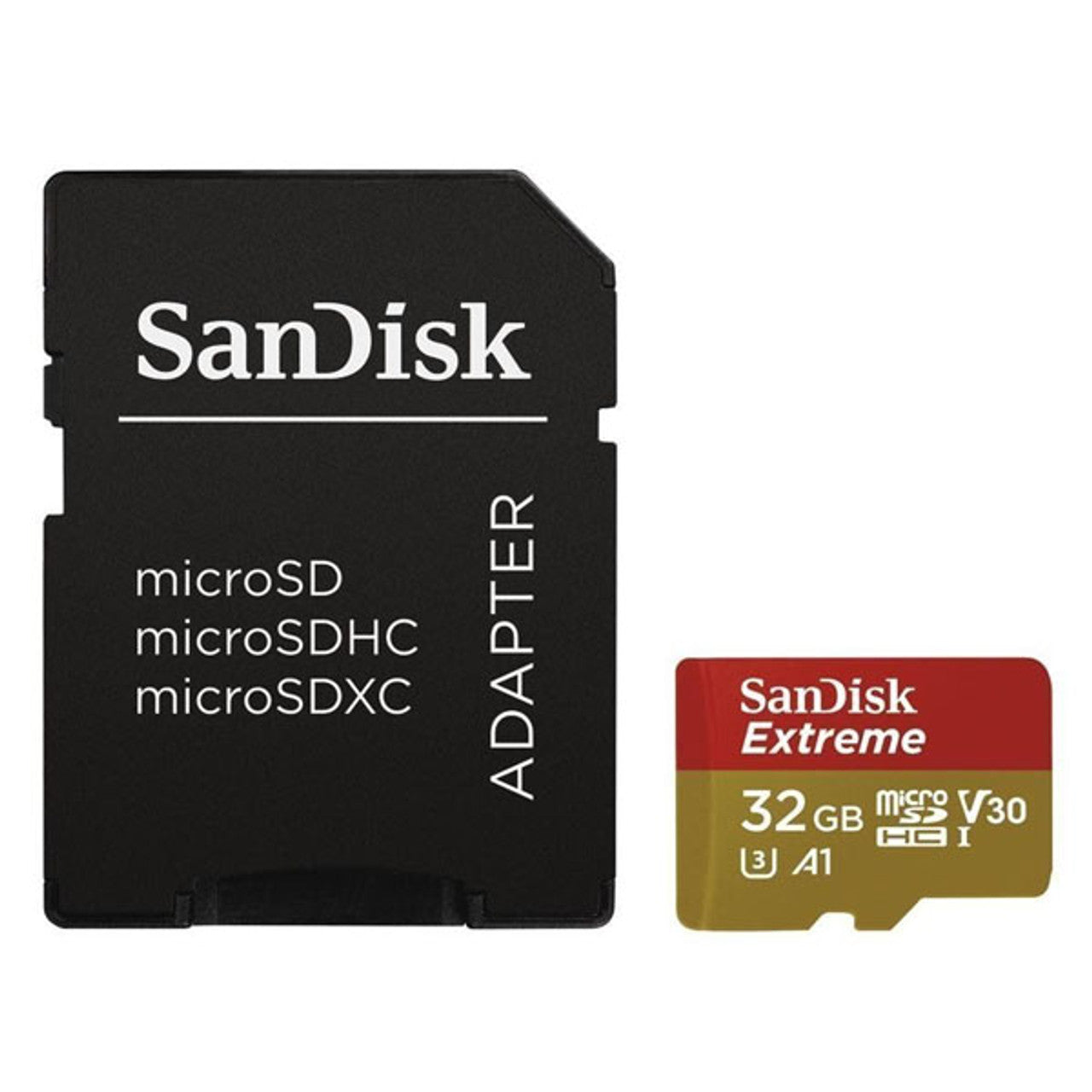 Cartão de Memória SanDisk 32GB MicroSD Extreme A1 V30 U3 UHS-I SDSQXAF-032G-GN6MA