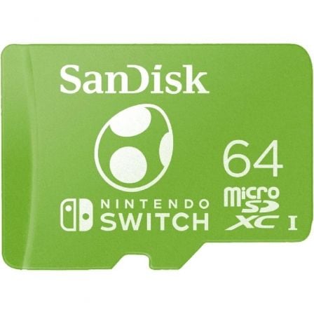 Tarjeta de Memória SanDisk / 64GB / UHS-I / Nintendo Switch / 100MBs / Classe 10 / SND-MICROSD_NIN_SW_ST_64G