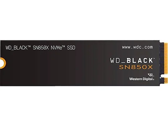 Western Digital BLACK™ SN850X M.2 2280 NVMe™ SSD, PCIe® Gen4, 7.200 MB, 6.600 MBs SSD, 8 TB SSD M.2