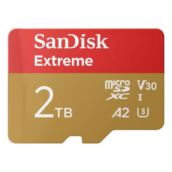 SanDisk 2TB Extreme microSDXC A2 C10 V30 UHS-I U3 + Adaptador SD