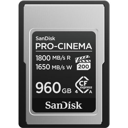 SanDisk 960GB PRO-CINEMA CFexpress Type A