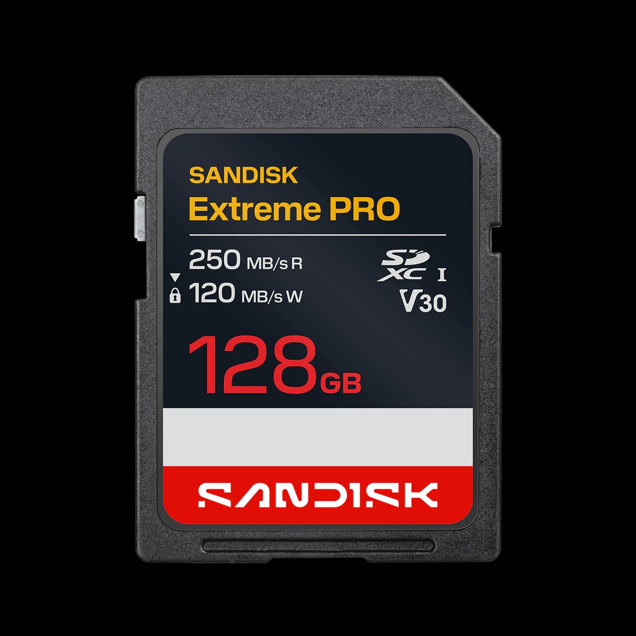 SanDisk 128GB SDXC Extreme PRO Class 10 UHS-I U3 V30 A1 250MB/s(R) 120MB/s(W)