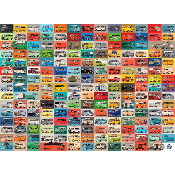 Eurographics Puzzle Volkswagen Kombi Rutera, 1000 Peças