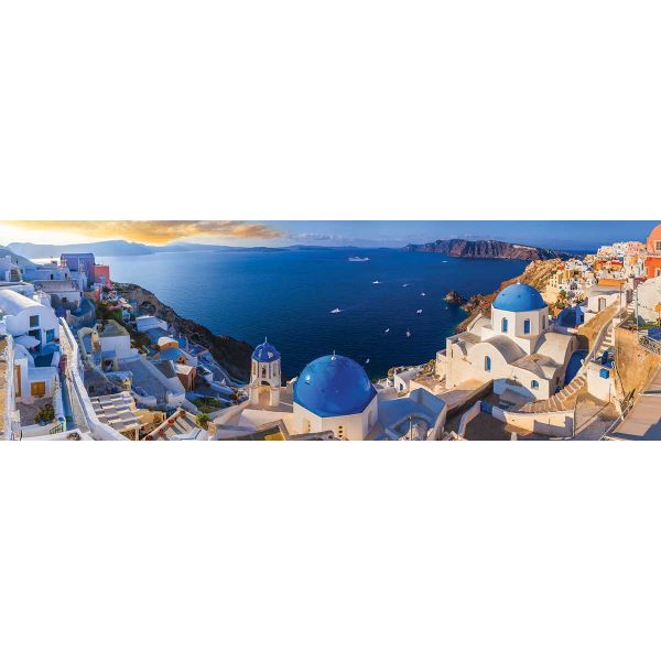 Eurographics Puzzle Panorâmica Panorâmica de Santorini, Grécia 1000 Peças
