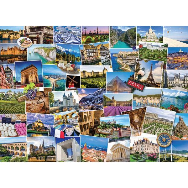 Eurographics Puzzle Trotamundos França 1000 Peças