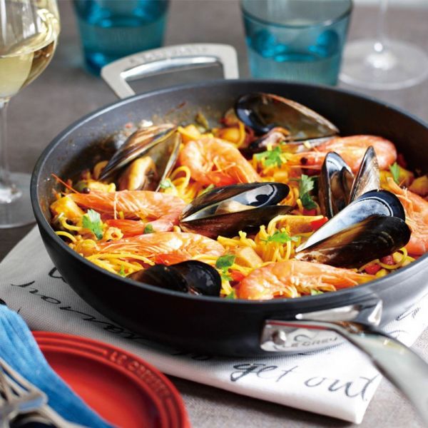 Le Creuset Frigideira Alta de Alumínio Antiaderente Preto 28cm