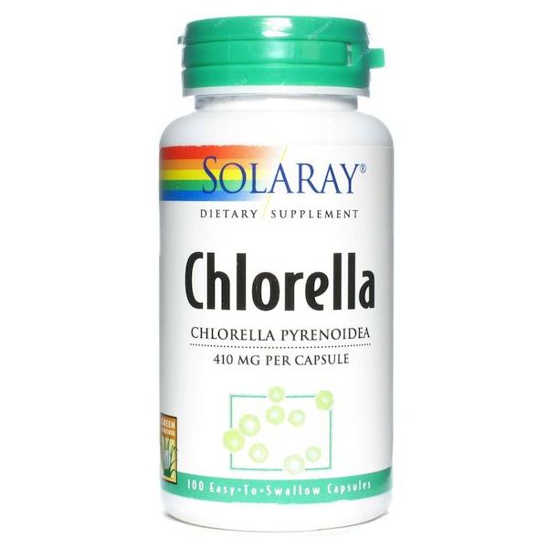 Solaray Chlorella 120 Cápsulas