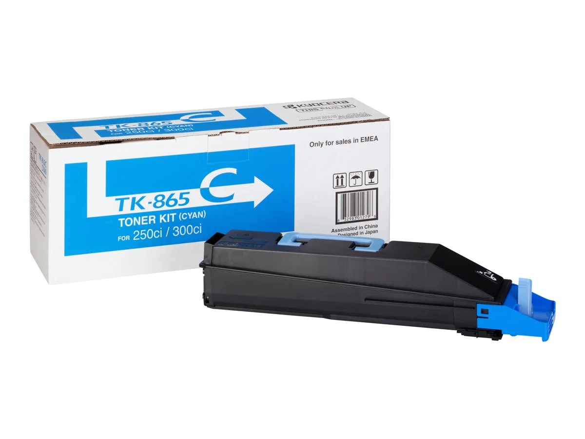 Kyocera TK865 Azul Cartucho de Toner Original – 1T02JZCEU0/TK865C