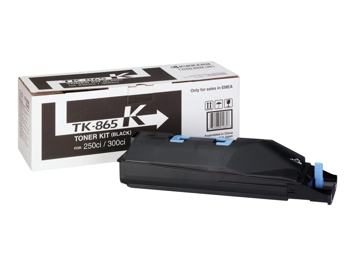 Kyocera TK865 Preto Cartucho de Toner Original – 1T02JZ0EU0/TK865K