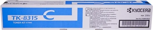 Kyocera TK8315 Azul Cartucho de Toner Original – 1T02MVCNL0/TK8315C