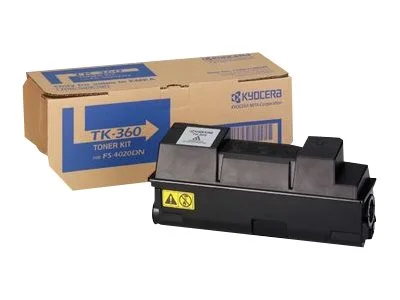 Kyocera TK360 Preto Cartucho de Toner Original – 1T02J20EU0/1T02J20EUC