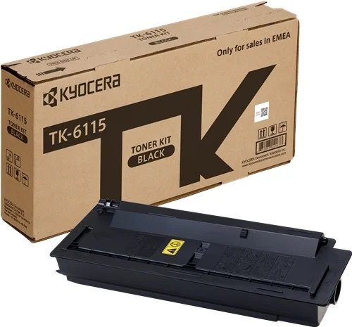 Kyocera TK6115 Preto Cartucho de Toner Original – 1T02P10NL0