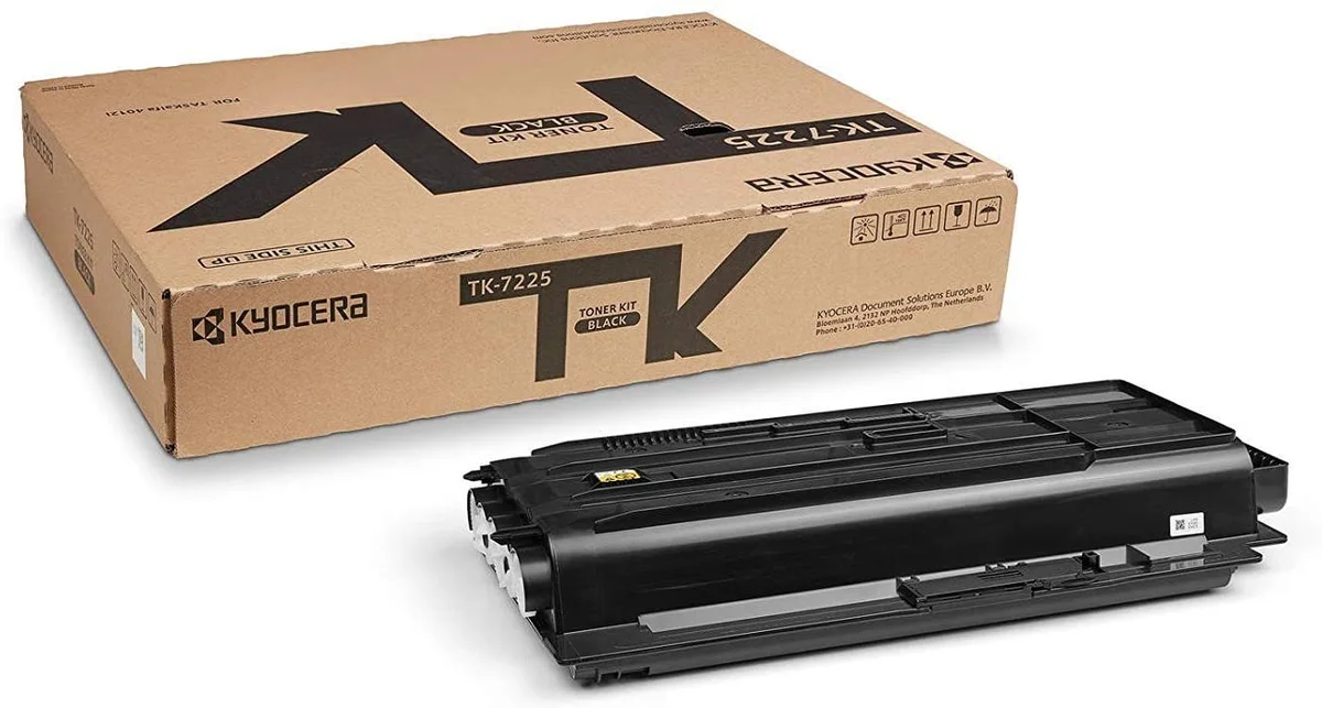 Kyocera TK7225 Preto Cartucho de Toner Original – 1T02V60NL0