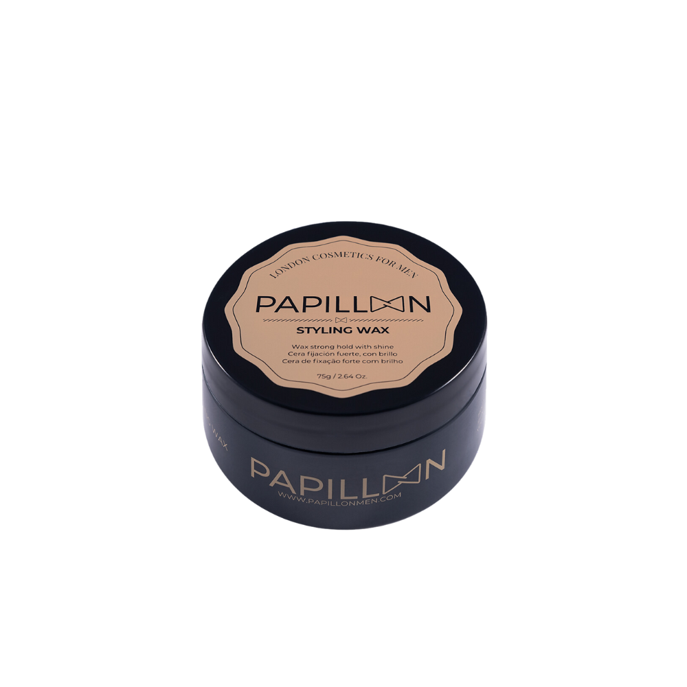 Papillon Styling Wax Cera de Fixação Forte com Brilho 75g
