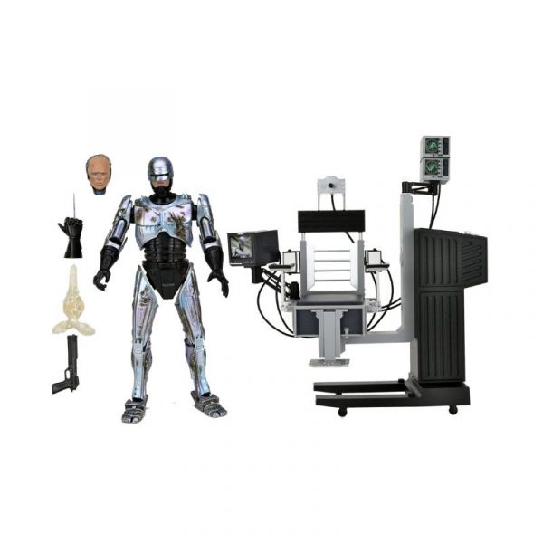 Robocop Action Figure Ultimate Battle Damaged Robocop With Chair
