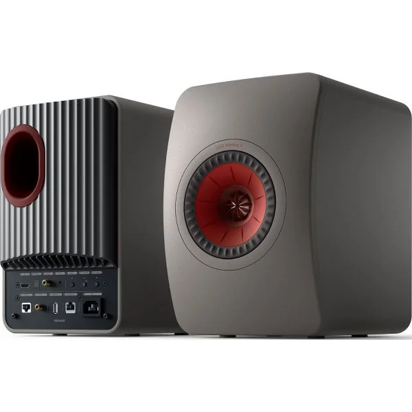 Kef - LS50W II Wireless (par) Cor: Cinza