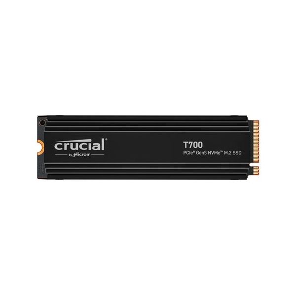SSD Crucial T700 4TB PCIe Gen5 NVMe M.2 com Dissipador Térmico