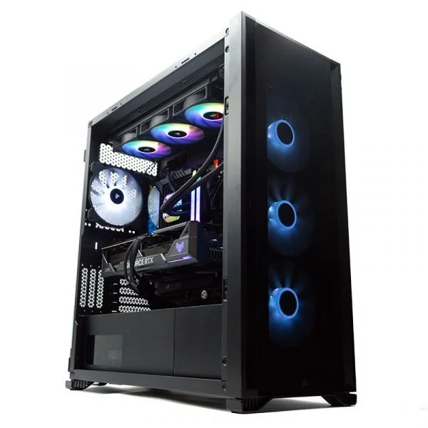 PcCom iCUE Intel Core i7-13700KF/32GB/2TB SSD/RTX 4080 + Windows 11 Home - Preto
