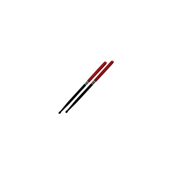 Aquarian Baquetas Nylon 5BG Lites Graphite Grip Preto/vermelho (par)
