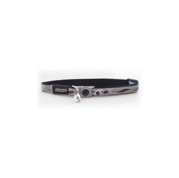 Rogz Coleira Reflectora Nightcat Preto