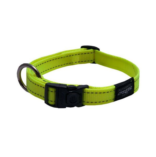 Rogz Coleira Cão Utility Reflectora XL Amarelo