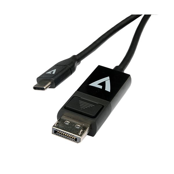 V7 V7UCDP-2M Cabo USB-C para DisplayPort 4K 21.6Gbps 2m Preto