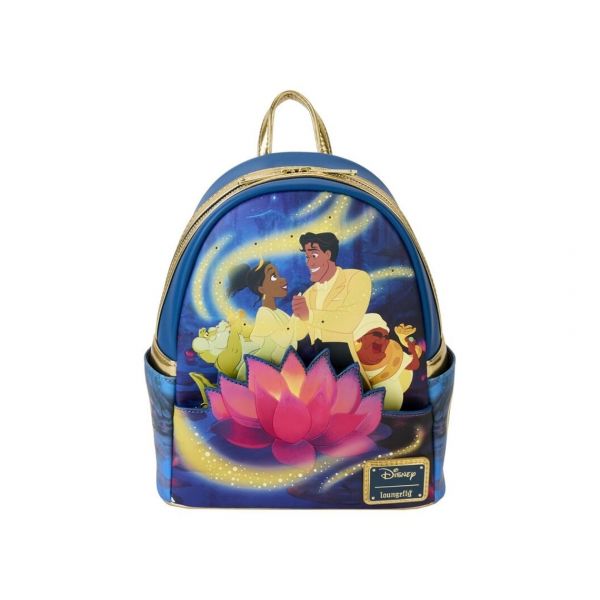 Loungefly Mochila Princesa e o Sapo 15º Aniversário 26cm