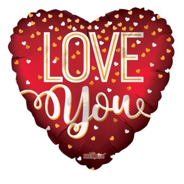 Kaleidoscope Balão Foil 36" i Love You Vermelho - 140016227