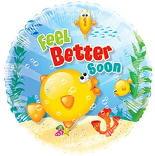 Kaleidoscope Balão Foil 24'' Feel Better Soon Clear View - 140019450