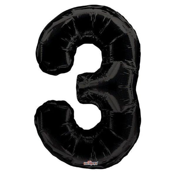 Kaleidoscope Balão Foil 34" nº 3 Preto - 140019685