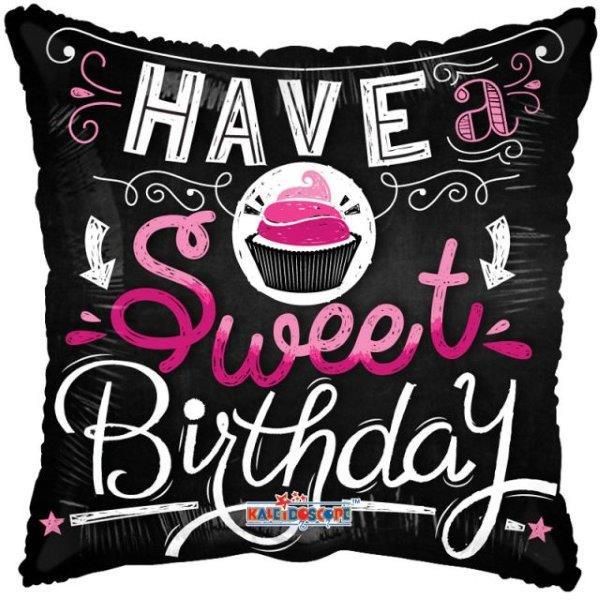 Kaleidoscope Balõa Foil 18" Have a Sweet Birthday - 140019712