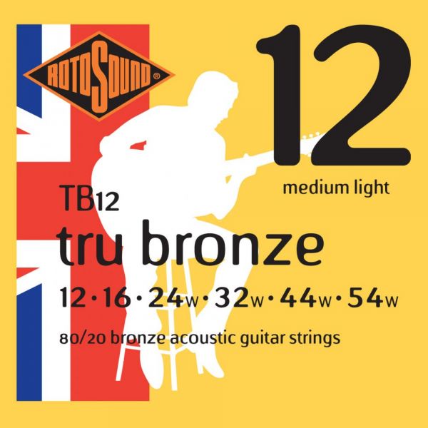 Rotosound Cordas para Guitarra Acústica TB12