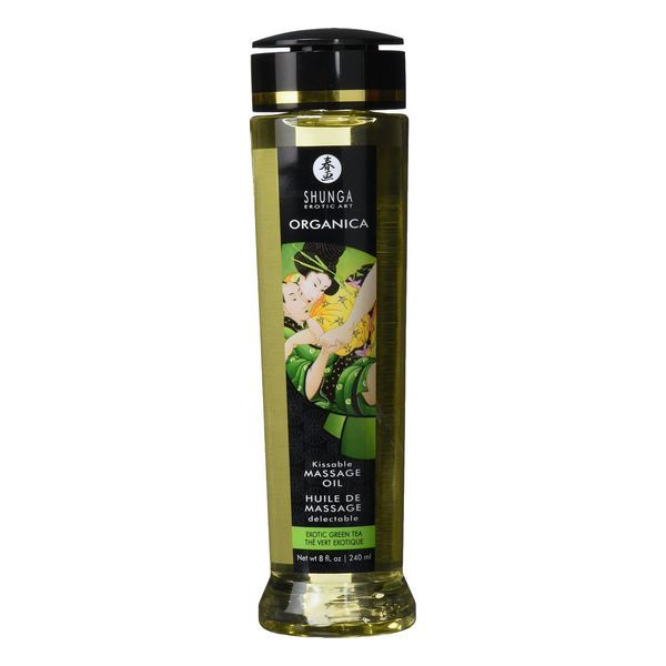 Shunga Óleo de Massagem Organica Chá Verde 240ml
