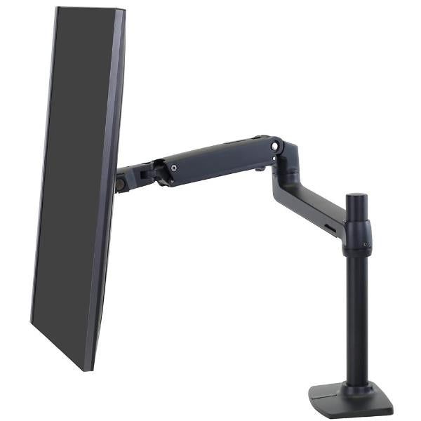Ergotron LX Monitor Arm com Coluna Alta Preto 13" a 34"