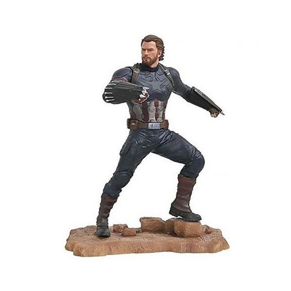 Diamond Select Toys Figura Marvel Movie Gallery - Avengers Infinity War - Captain America - Pvc Statue (23cm)