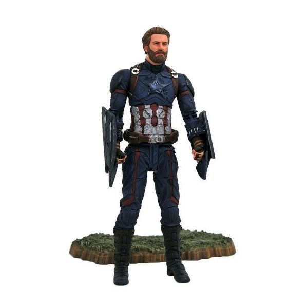Marvel Select Vingadores Infinity War Figura Articulada Capitão América 18cm - 0699788829752