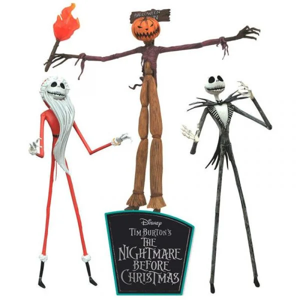 Diamond Select Nightmare Before Christmas Set 3 Action S Figure