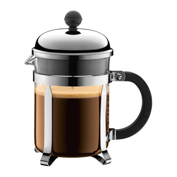 Bodum Chambord® Cafeteira, 4 Chávenas, 0.5 L, Aço Inox, Brilhante