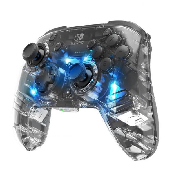PDP Comando com fios Afterglow Cinzento/Azul Nintendo Switch