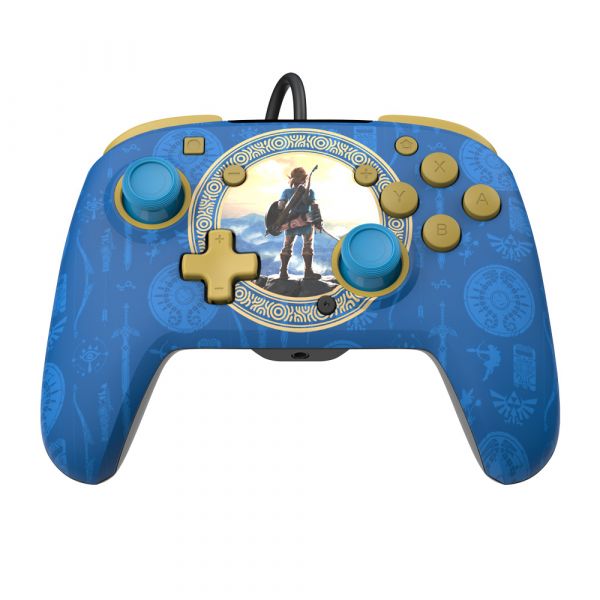PDP Gamepad Nintendo Switch Rematch Zelda Hyrule Blue