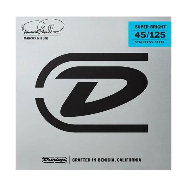 Dunlop Conjunto de Cordas para Baixo 045-125 Marcus Miler