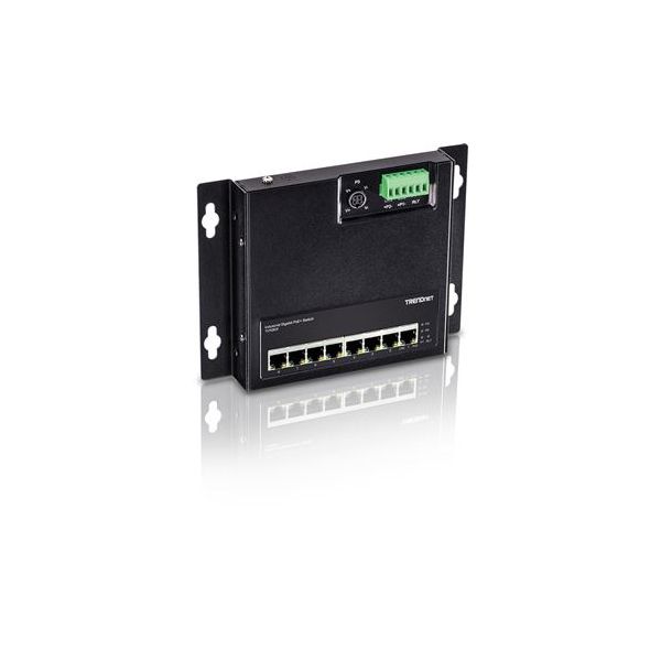 Trendnet Switch Industrial 8 Port Gbit Unmanaged Poe+ Fa Metal - TI-PG80F