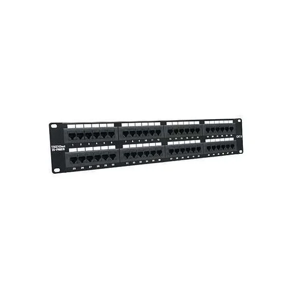 Trendnet Patch Panel 48 portas Cat.6 Altura 2U