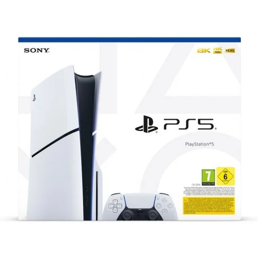 Play Station 5 Slim 1 TB SSD Carregamento Rápido Branco